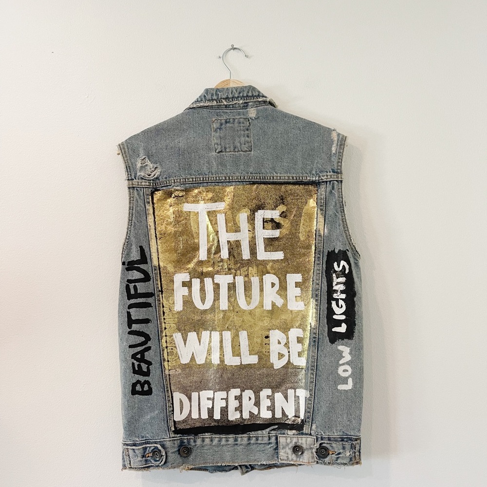 Zara mens distress jacket